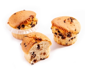 Muffinka z kawałkami czekolady